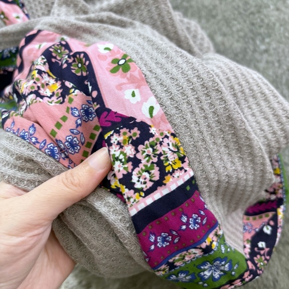 NWT Kori Waffle Knit Boho Top - Picture 7 of 11